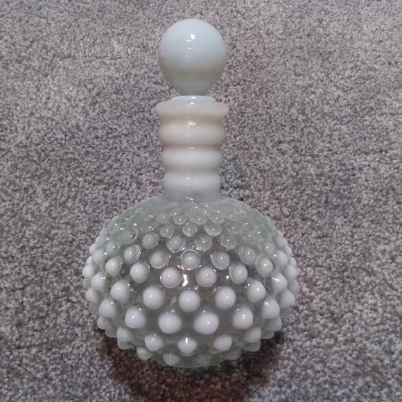 Fenton Other - Fenton White Hobnail Glass Perfume Bottle
